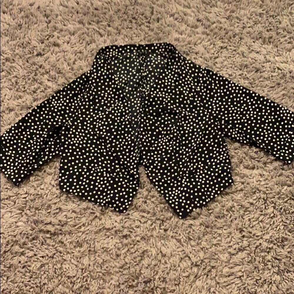 Torrid polka dot blazer jacket size 2